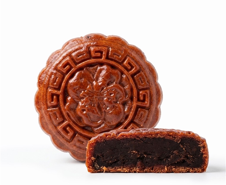 Bánh trung thu đậu đỏ chay 